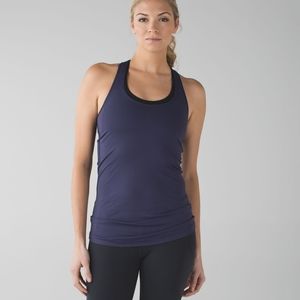 Lululemon Cool racerback luxtreme navy blue size 8